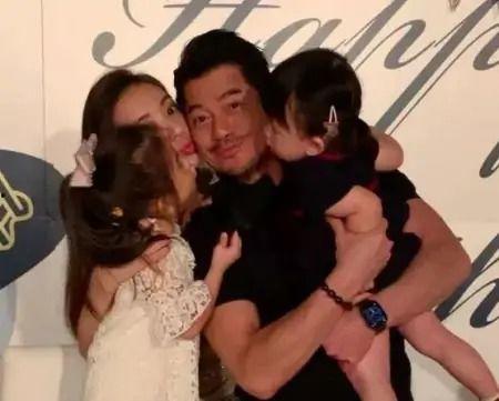 郭富城和方媛生活照,幸福瞬间定格时光